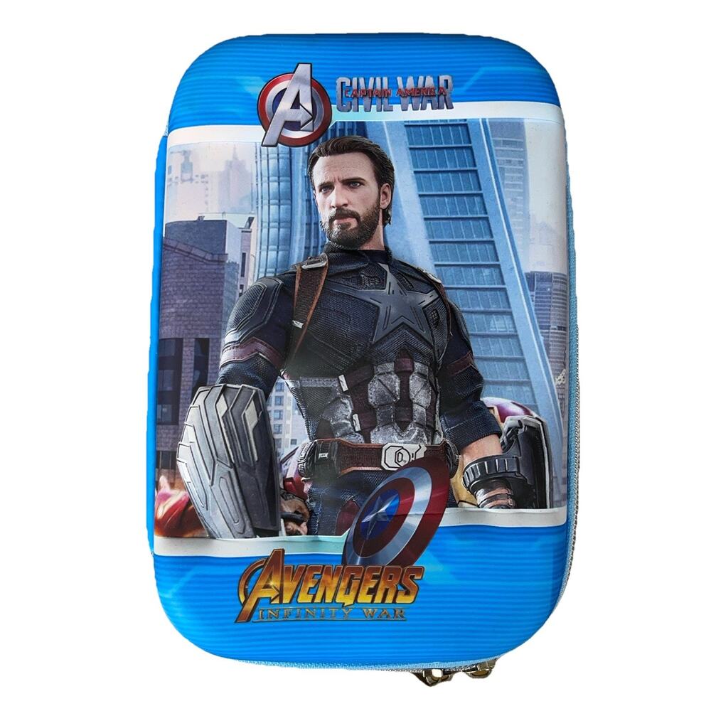 Marvel Captain America Pencil Case Avengers Civil War Infinity War Zipped